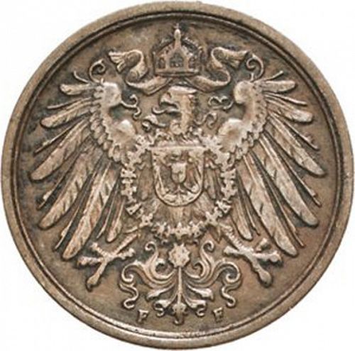 2 Pfenning Reverse Image minted in GERMANY in 1914F (1871-18 - Empire)  - The Coin Database