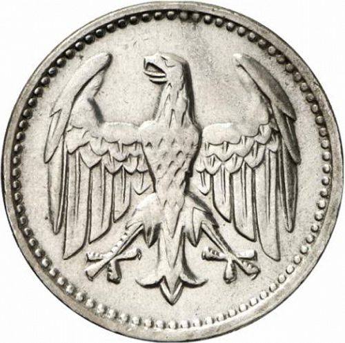 3 Mark Reverse Image minted in GERMANY in 1925D (1924-38 - Weimar Republic - Reichsmark)  - The Coin Database
