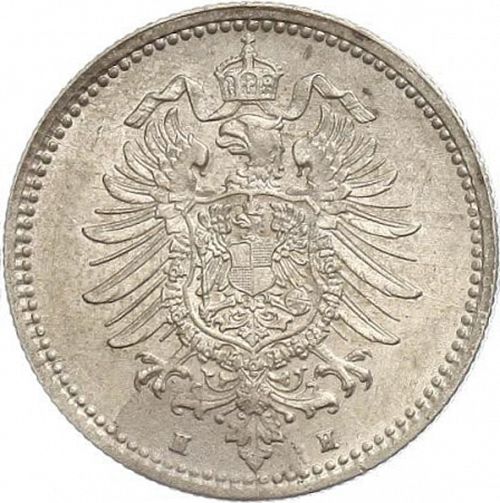50 Pfenning Reverse Image minted in GERMANY in 1875H (1871-18 - Empire)  - The Coin Database