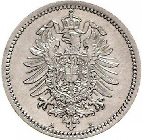 50 Pfenning Reverse Image minted in GERMANY in 1876A (1871-18 - Empire)  - The Coin Database