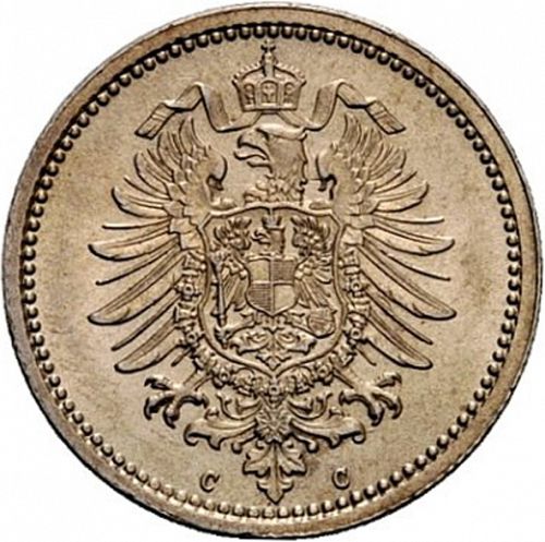 50 Pfenning Reverse Image minted in GERMANY in 1876C (1871-18 - Empire)  - The Coin Database