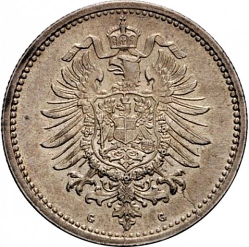 50 Pfenning Reverse Image minted in GERMANY in 1876G (1871-18 - Empire)  - The Coin Database