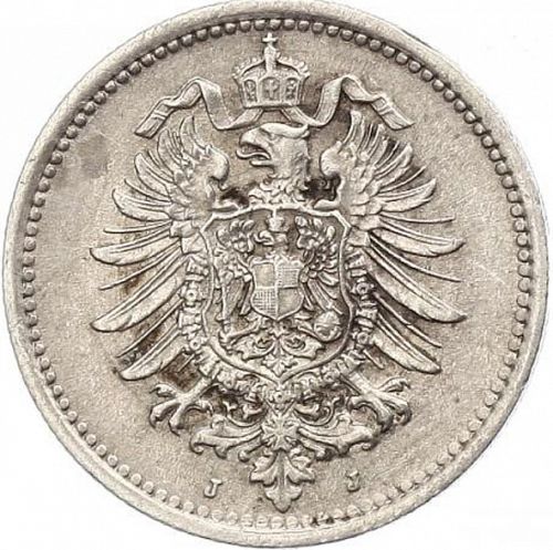 50 Pfenning Reverse Image minted in GERMANY in 1876J (1871-18 - Empire)  - The Coin Database