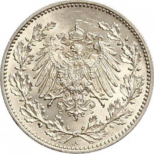 50 Pfenning Reverse Image minted in GERMANY in 1898A (1871-18 - Empire)  - The Coin Database