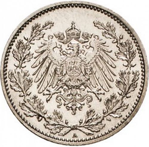 50 Pfenning Reverse Image minted in GERMANY in 1901A (1871-18 - Empire)  - The Coin Database