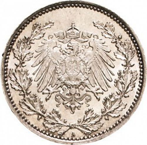 50 Pfenning Reverse Image minted in GERMANY in 1903A (1871-18 - Empire)  - The Coin Database