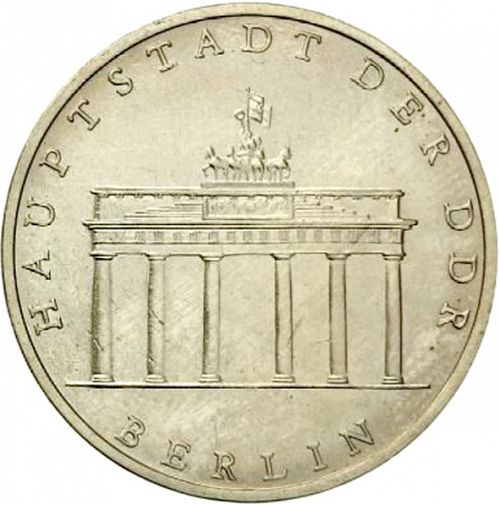 5 Mark Reverse Image minted in GERMANY in 1971A (1949-90 - Democratic Republic)  - The Coin Database