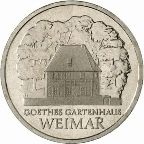 5 Mark Reverse Image minted in GERMANY in 1982A (1949-90 - Democratic Republic)  - The Coin Database
