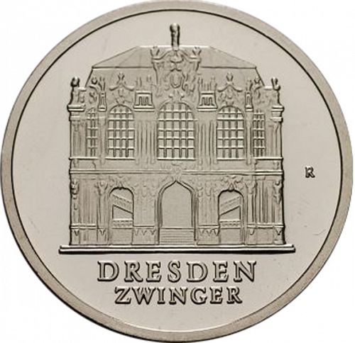 5 Mark Reverse Image minted in GERMANY in 1985A (1949-90 - Democratic Republic)  - The Coin Database
