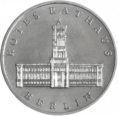 5 Mark Reverse Image minted in GERMANY in 1987A (1949-90 - Democratic Republic)  - The Coin Database