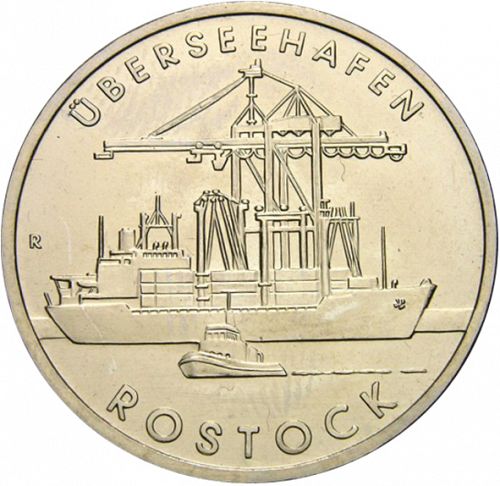 5 Mark Reverse Image minted in GERMANY in 1988A (1949-90 - Democratic Republic)  - The Coin Database