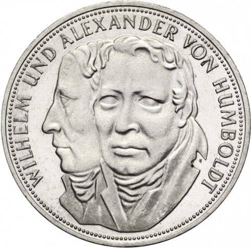 5 Mark Reverse Image minted in GERMANY in 1967F (1949-01 - Federal Republic - Commemorative)  - The Coin Database