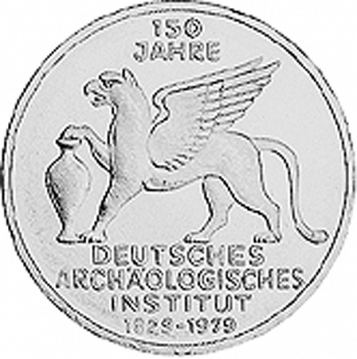 5 Mark Reverse Image minted in GERMANY in 1979J (1949-01 - Federal Republic - Commemorative)  - The Coin Database