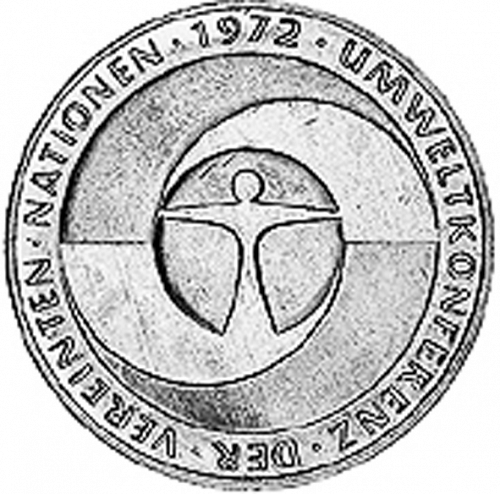 5 Mark Reverse Image minted in GERMANY in 1982F (1949-01 - Federal Republic - Commemorative)  - The Coin Database