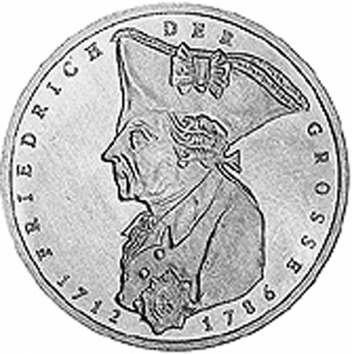 5 Mark Reverse Image minted in GERMANY in 1986F (1949-01 - Federal Republic - Commemorative)  - The Coin Database