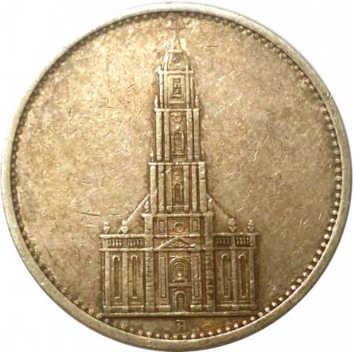 5 Reichsmark Reverse Image minted in GERMANY in 1935A (1933-45 - Thrid Reich)  - The Coin Database