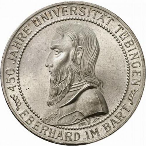 5 Reichsmark Reverse Image minted in GERMANY in 1927F (1924-38 - Weimar Republic - Reichsmark)  - The Coin Database