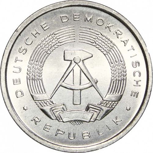 5 Pfennig Obverse Image minted in GERMANY in 1990A (1949-90 - Democratic Republic)  - The Coin Database