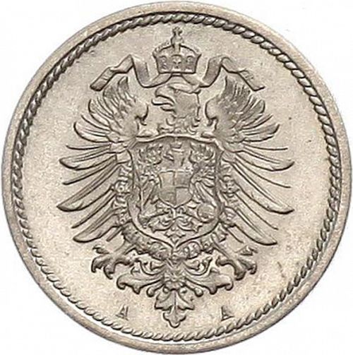 5 Pfenning Reverse Image minted in GERMANY in 1875A (1871-18 - Empire)  - The Coin Database