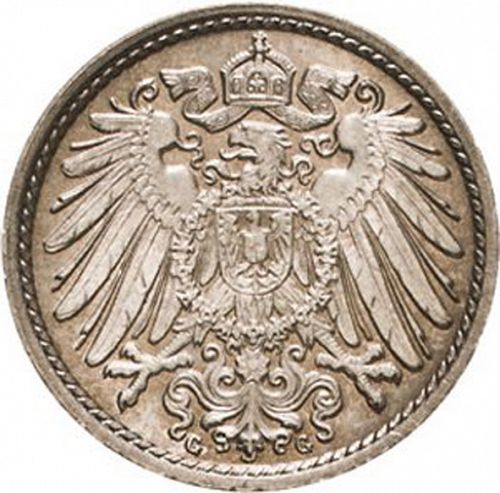 5 Pfenning Reverse Image minted in GERMANY in 1902G (1871-18 - Empire)  - The Coin Database