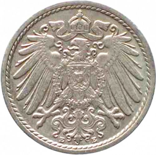5 Pfenning Reverse Image minted in GERMANY in 1915E (1871-18 - Empire)  - The Coin Database