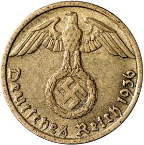 5 Reichspfenning Obverse Image minted in GERMANY in 1936G (1933-45 - Thrid Reich)  - The Coin Database