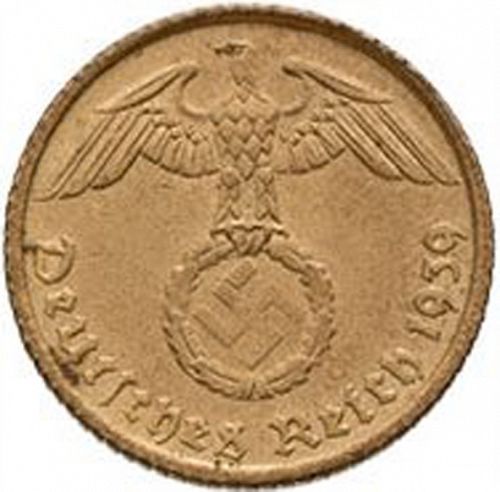 5 Reichspfenning Obverse Image minted in GERMANY in 1939G (1933-45 - Thrid Reich)  - The Coin Database
