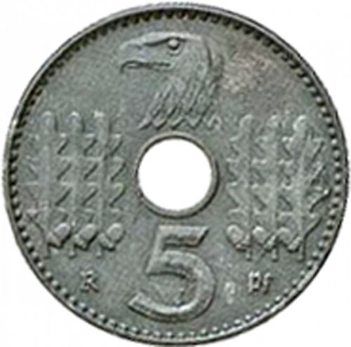 5 Reichspfenning Reverse Image minted in GERMANY in 1940A (1940-41 - Thrid Reich - Military Coinage)  - The Coin Database