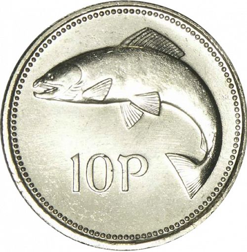 10P - Ten Pence Reverse Image minted in IRELAND in 2000 (1971-01 - Eire - Decimal Coinage)  - The Coin Database