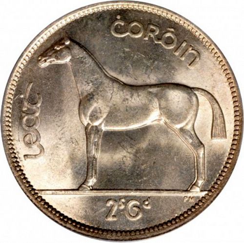 2s6d - Half Crown Reverse Image minted in IRELAND in 1943 (1938-70 - Eire)  - The Coin Database