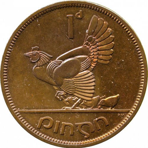 1d - Penny Reverse Image minted in IRELAND in 1949 (1938-70 - Eire)  - The Coin Database