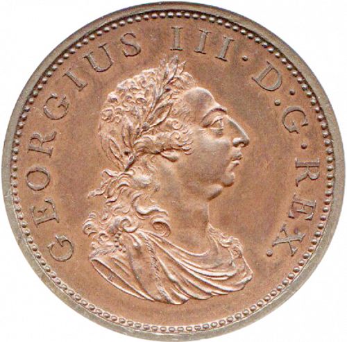 Penny Obverse Image minted in IRELAND in 1805 (1760-20 - George III)  - The Coin Database