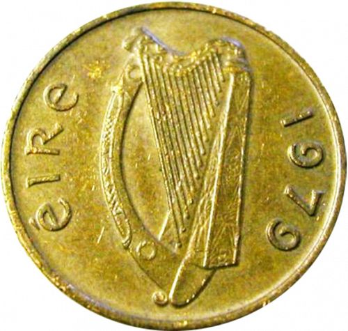 1P - Penny Obverse Image minted in IRELAND in 1979 (1971-01 - Eire - Decimal Coinage)  - The Coin Database