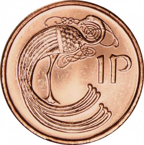 1P - Penny Reverse Image minted in IRELAND in 2000 (1971-01 - Eire - Decimal Coinage)  - The Coin Database
