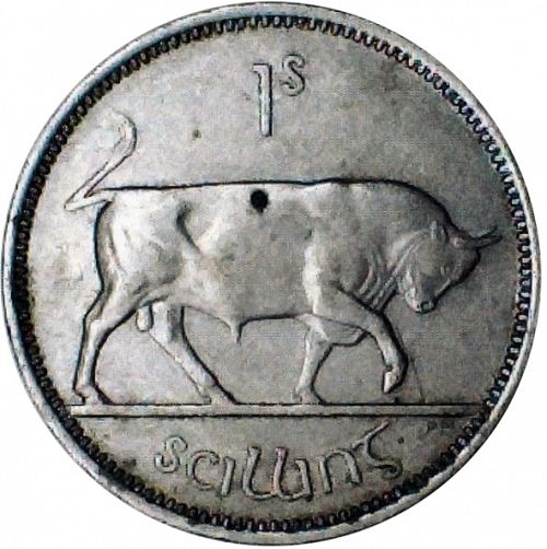 1s - Shilling Reverse Image minted in IRELAND in 1955 (1938-70 - Eire)  - The Coin Database