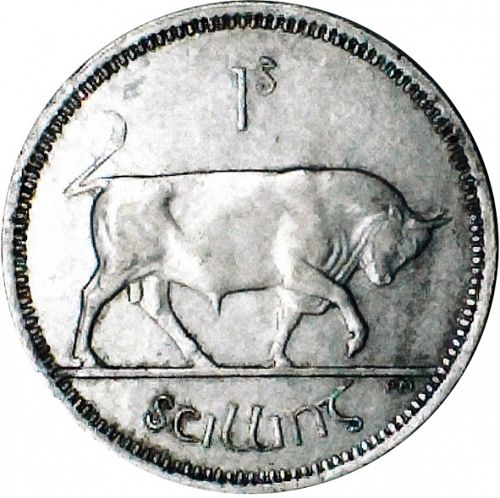 1s - Shilling Reverse Image minted in IRELAND in 1964 (1938-70 - Eire)  - The Coin Database