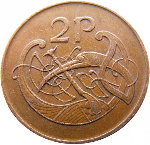 2P - Two Pence Reverse Image minted in IRELAND in 1988 (1971-01 - Eire - Decimal Coinage)  - The Coin Database