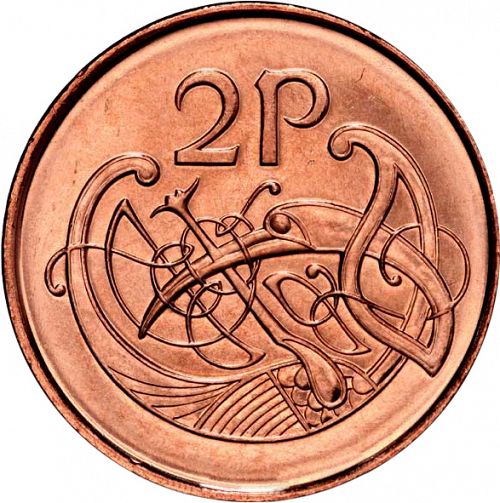 2P - Two Pence Reverse Image minted in IRELAND in 1996 (1971-01 - Eire - Decimal Coinage)  - The Coin Database