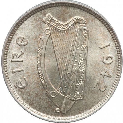 2s - Florin Obverse Image minted in IRELAND in 1942 (1938-70 - Eire)  - The Coin Database