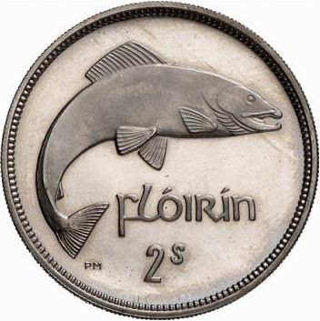 2s - Florin Reverse Image minted in IRELAND in 1954 (1938-70 - Eire)  - The Coin Database