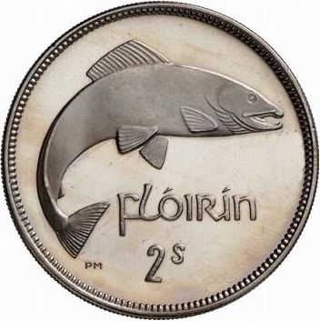 2s - Florin Reverse Image minted in IRELAND in 1955 (1938-70 - Eire)  - The Coin Database