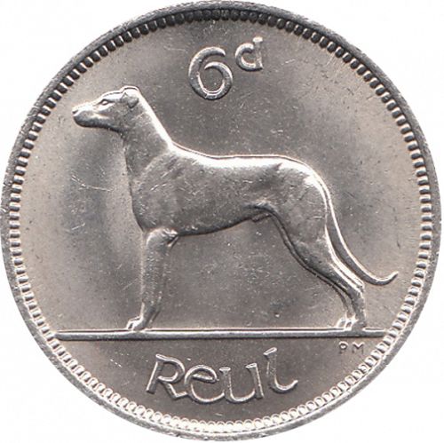6d - 6 Pence Reverse Image minted in IRELAND in 1939 (1938-70 - Eire)  - The Coin Database