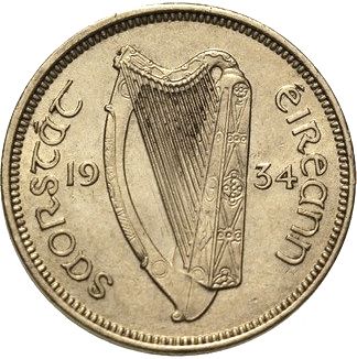 6d - 6 Pence Obverse Image minted in IRELAND in 1934 (1921-37 - Irish Free State)  - The Coin Database