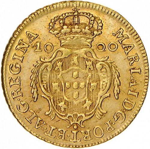 1200 Réis ( Quartinho ) Obverse Image minted in PORTUGAL in 1792 (1786-99 - Maria I)  - The Coin Database