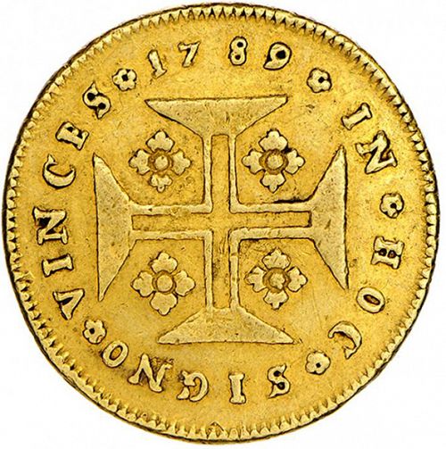 1200 Réis ( Quartinho ) Reverse Image minted in PORTUGAL in 1789 (1786-99 - Maria I)  - The Coin Database