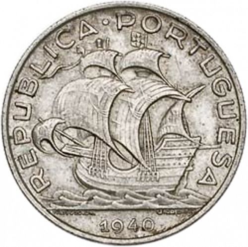 10 Escudos Obverse Image minted in PORTUGAL in 1940 (1910-01 - República)  - The Coin Database