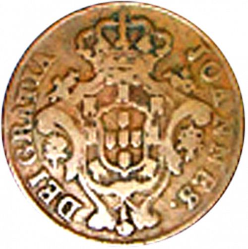 10 Réis Obverse Image minted in PORTUGAL in 1812 (1799-16 - Joâo <small>- Príncipe Regente</small>)  - The Coin Database