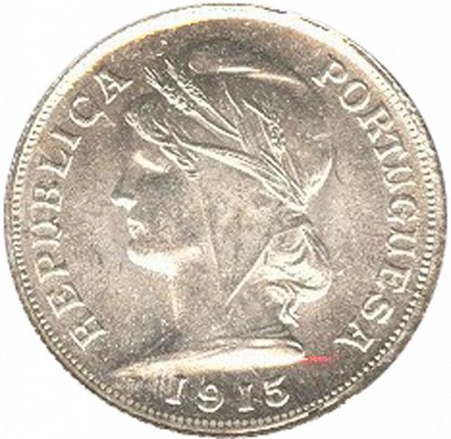 10 Centavos Obverse Image minted in PORTUGAL in 1915 (1910-01 - República)  - The Coin Database