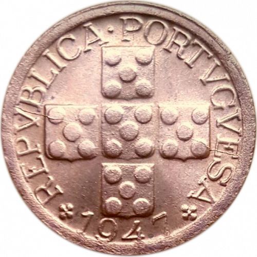 10 Centavos Obverse Image minted in PORTUGAL in 1947 (1910-01 - República)  - The Coin Database