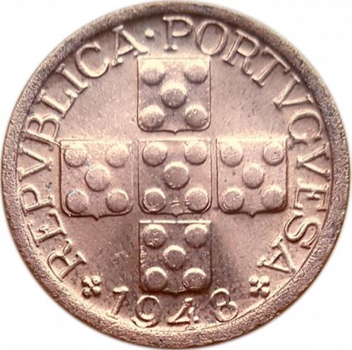 10 Centavos Obverse Image minted in PORTUGAL in 1948 (1910-01 - República)  - The Coin Database